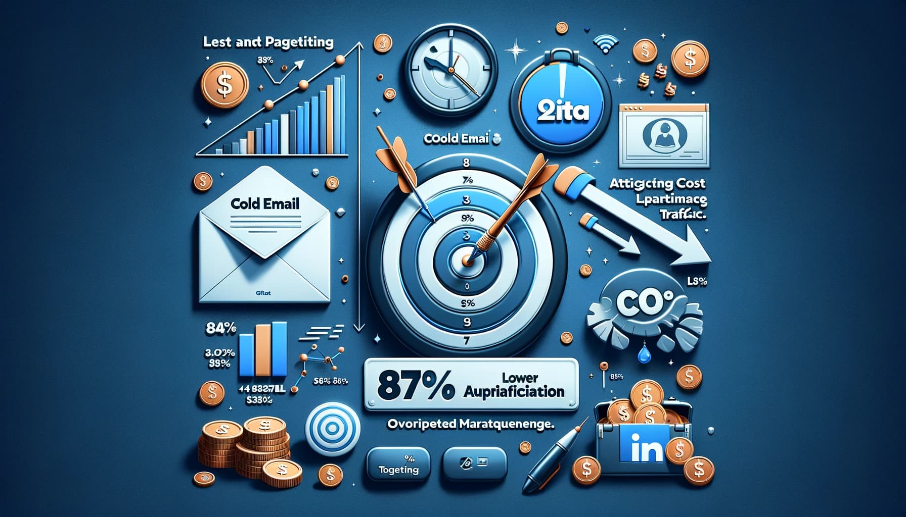 Cold email performance compared to other channels